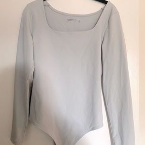 Abercrombie baby blue bodysuit size large